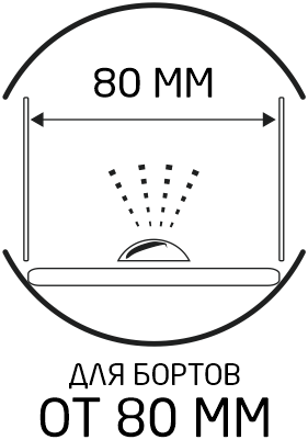 Для бортов от 80 мм